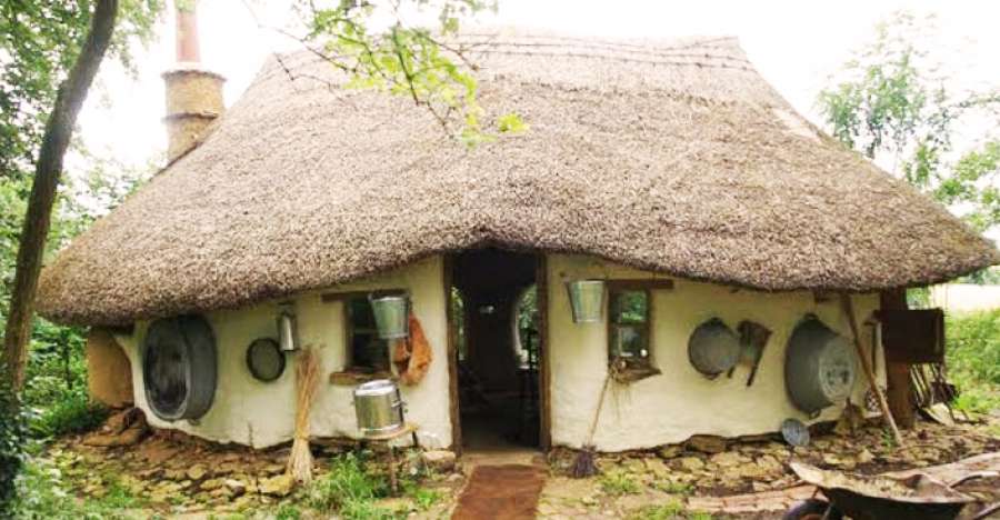 An Eco Home Built From Mud Straw And Clay