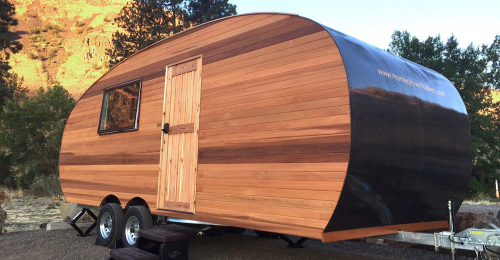 The Timberline Trailer Looks Like a Little Cabin On Wheels