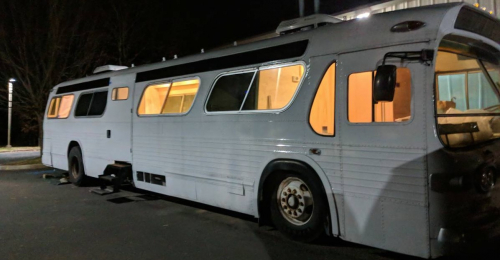 Woman Buys Old Greyhound Bus on eBay for $7k and Spends 3 Years Remodeling it into a Chic Tiny Home