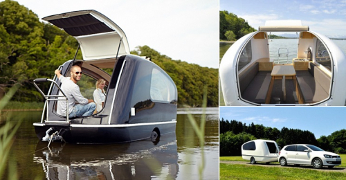 Sealander: This Camper Can Also Be Used as a Boat