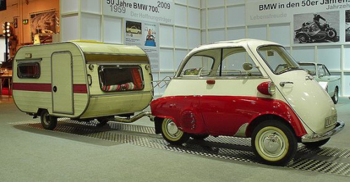 BMW Isetta 300 and Mini Caravan