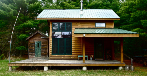 A Diy Hand Built Off Grid Tiny Cabin In Wisconsin