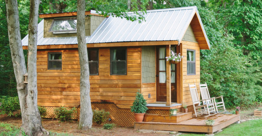 Have A Look Inside This 18 Foot Tiny House In The Woods