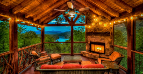 Rustic Luxury Cabin With Take Your Breath Away Views