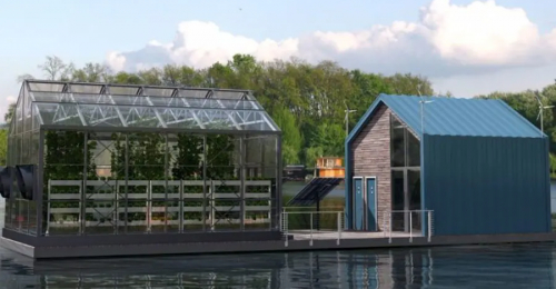 Floating Greenhouse Grows Organic Food With Clean Energy