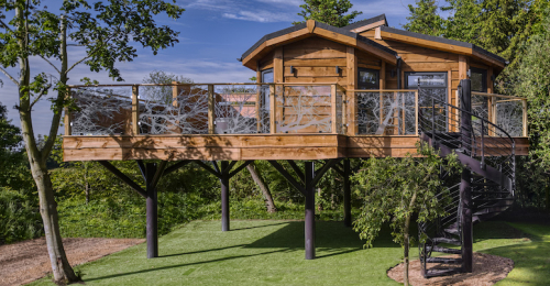 You'll Have the Ideal Hideaway in This New and Unique Treehouse