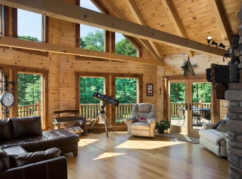 Popular Log Cabin Design With A Great Floor Plan