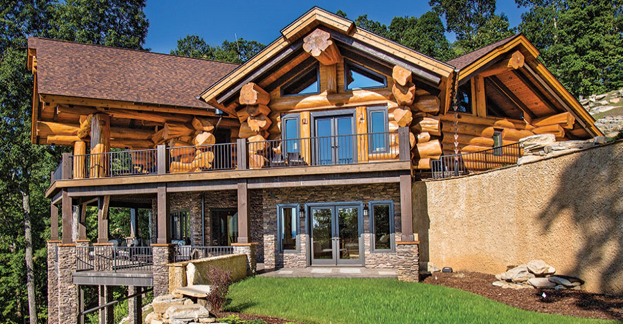 Take a Look at This North Carolina Log Home