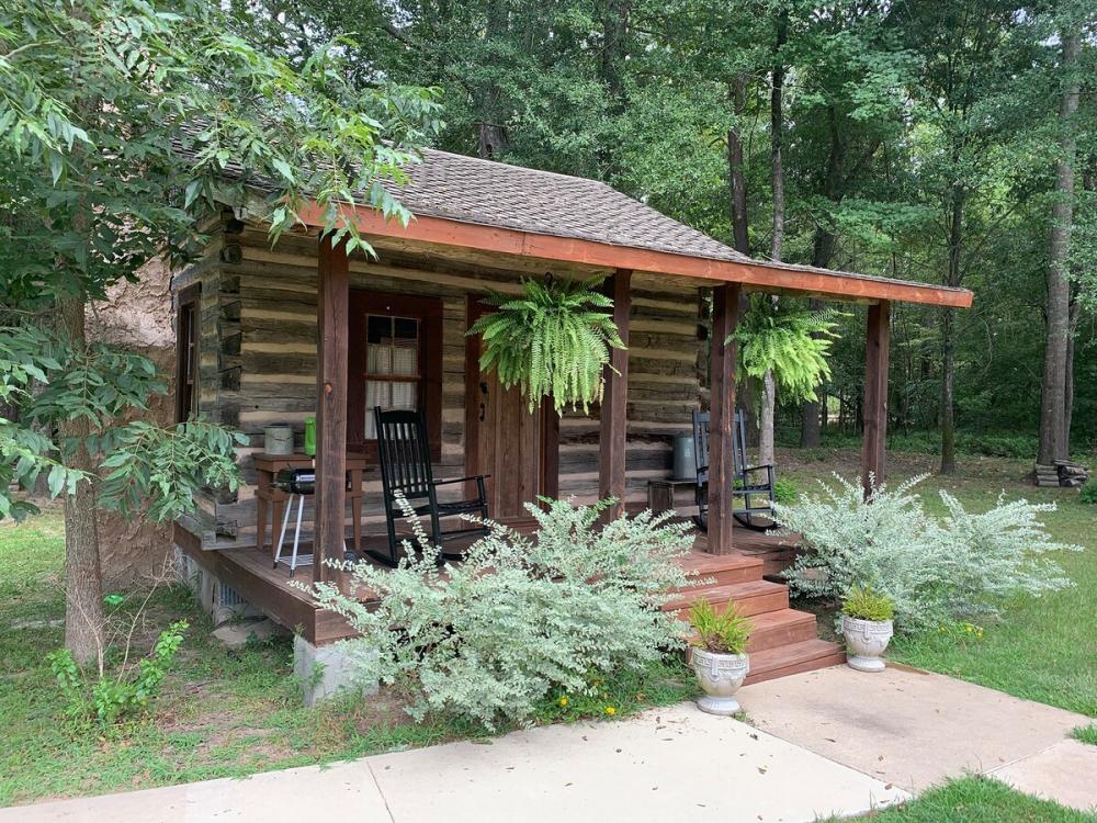 Step Back in Time and Relax in This 175 Yr Old Log Cabin in Arkansas, US