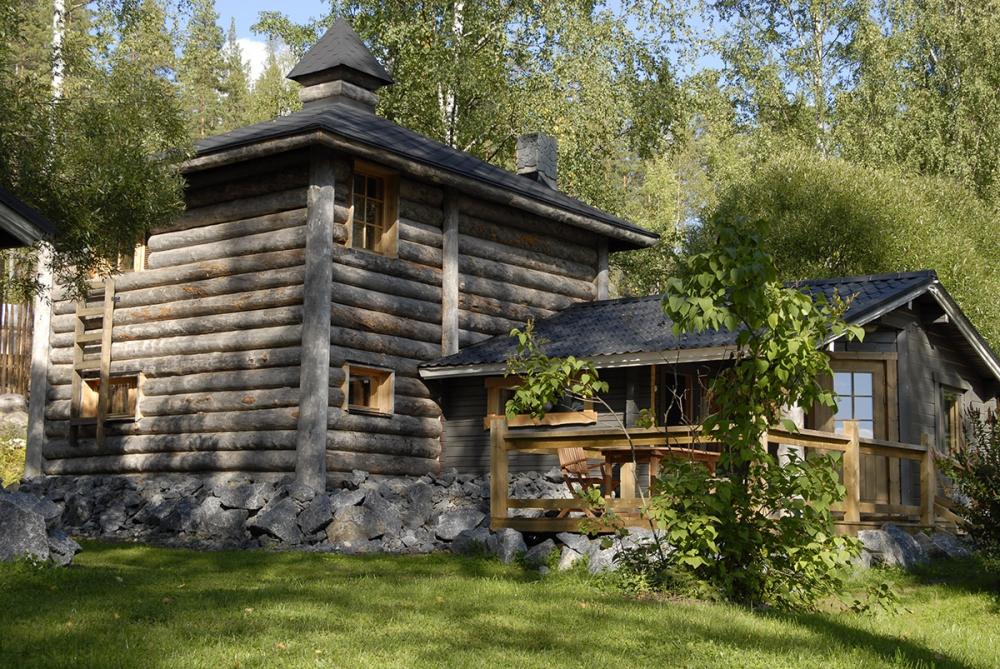 See The Rustic Interior Of This 2 Bedroom Log Cabin