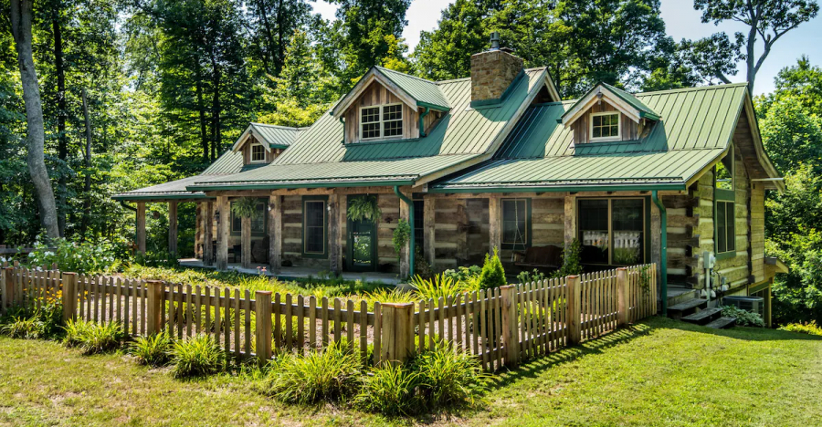 Still Waters Is a Gorgeously 3 Bedroom Log Cabin in Nashville